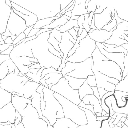 ROAD MAP OF KHABOS, LESOTHO BY MAPBAKES