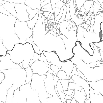 ROAD MAP OF KHAMOLANE, LESOTHO BY MAPBAKES