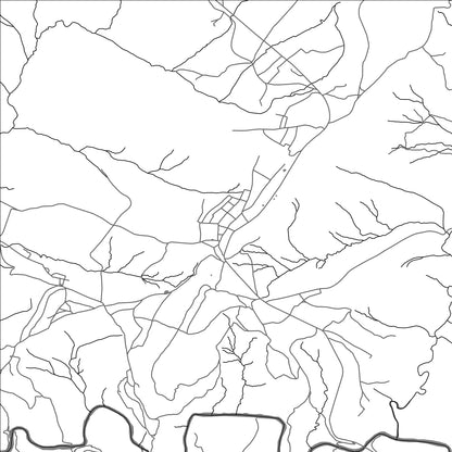 ROAD MAP OF KHOTSI, LESOTHO BY MAPBAKES