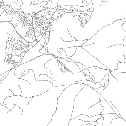 ROAD MAP OF LEKOKOANENG, LESOTHO BY MAPBAKES