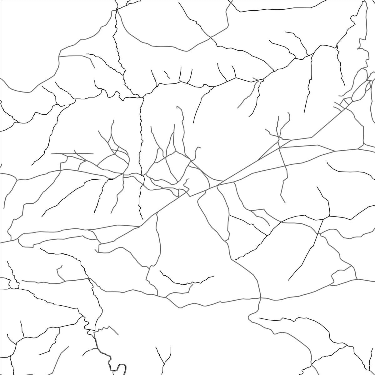 ROAD MAP OF MALEALEA, LESOTHO BY MAPBAKES