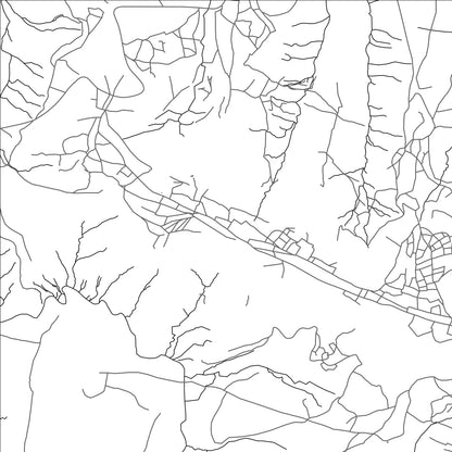 ROAD MAP OF MAMATHES, LESOTHO BY MAPBAKES