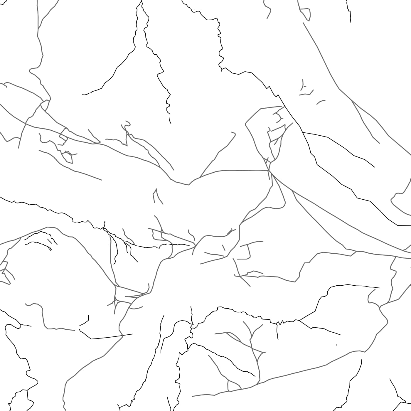 ROAD MAP OF MANTOETSI, LESOTHO BY MAPBAKES