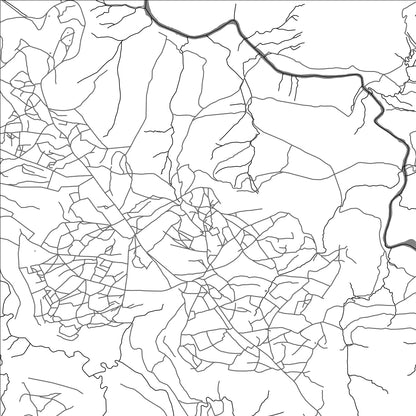 ROAD MAP OF MAPOTENG, LESOTHO BY MAPBAKES