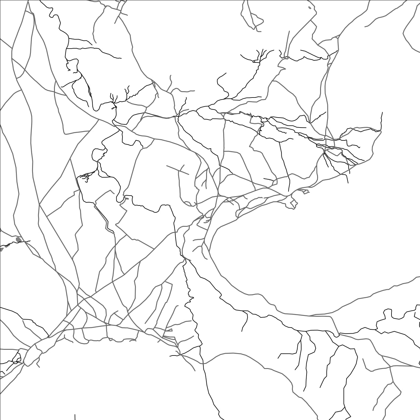 ROAD MAP OF MASSABIELLA, LESOTHO BY MAPBAKES