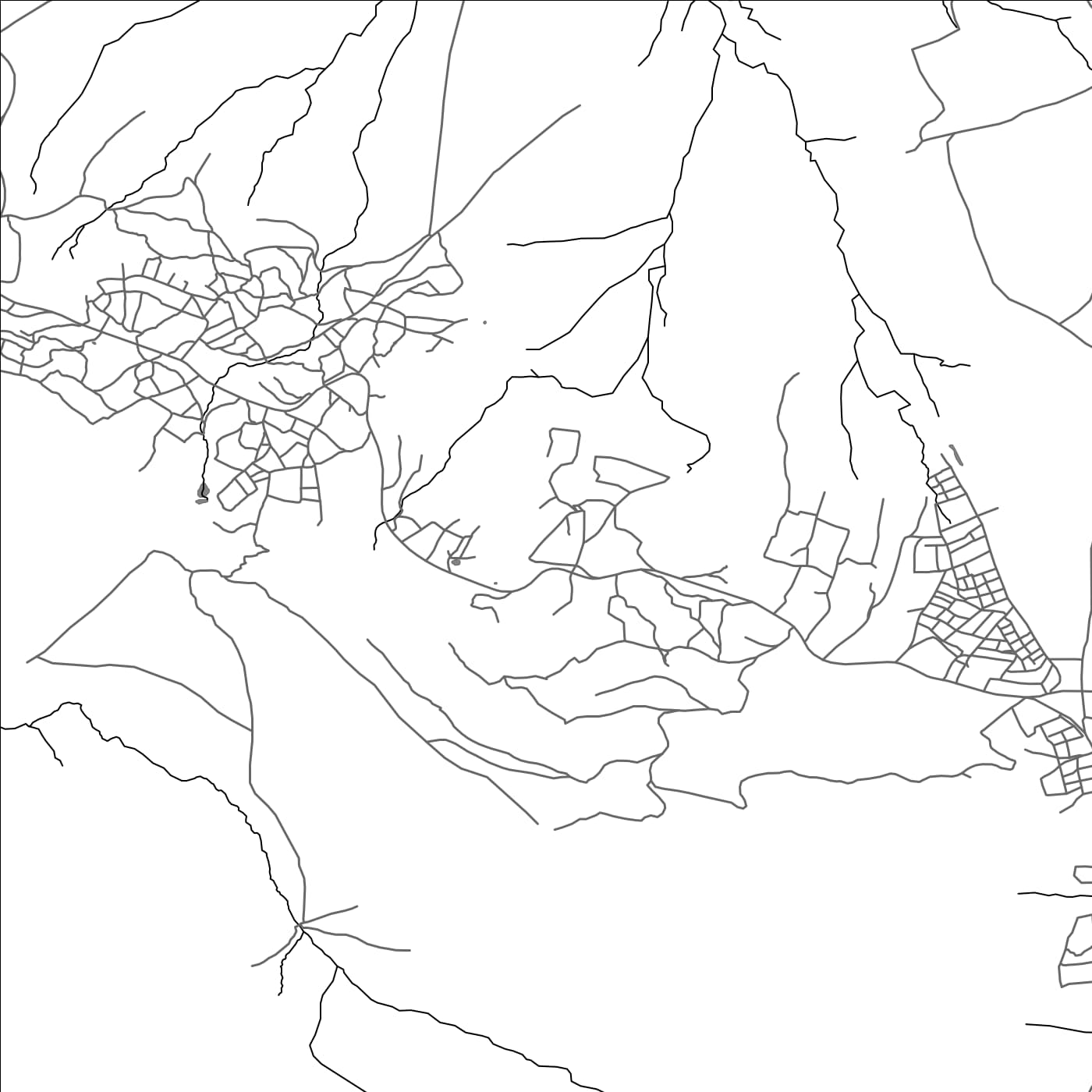 ROAD MAP OF MAZENOD, LESOTHO BY MAPBAKES