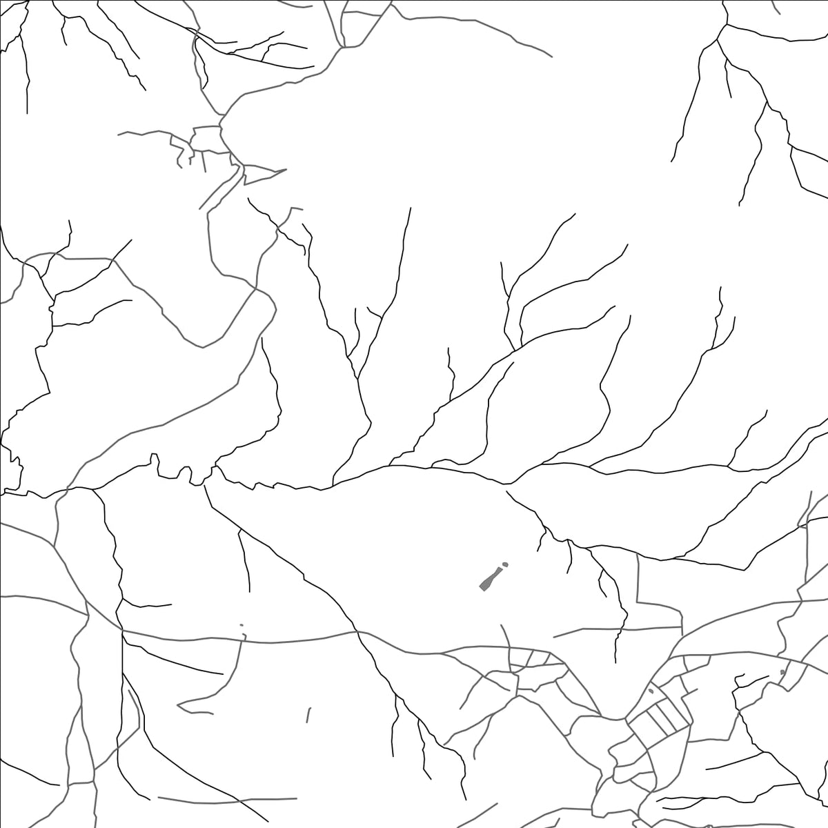 ROAD MAP OF MOHLAFATENG, LESOTHO BY MAPBAKES