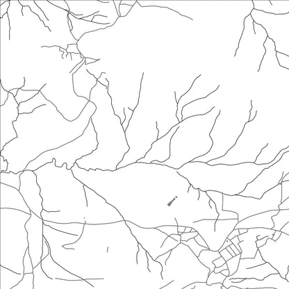 ROAD MAP OF MOHLAFATENG, LESOTHO BY MAPBAKES