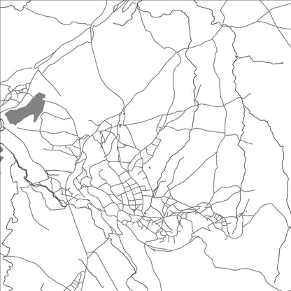 ROAD MAP OF MOKEMA, LESOTHO BY MAPBAKES