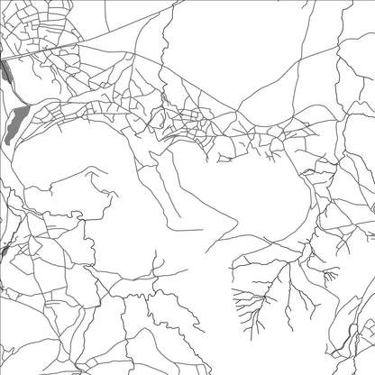 ROAD MAP OF MOLEFIS, LESOTHO BY MAPBAKES