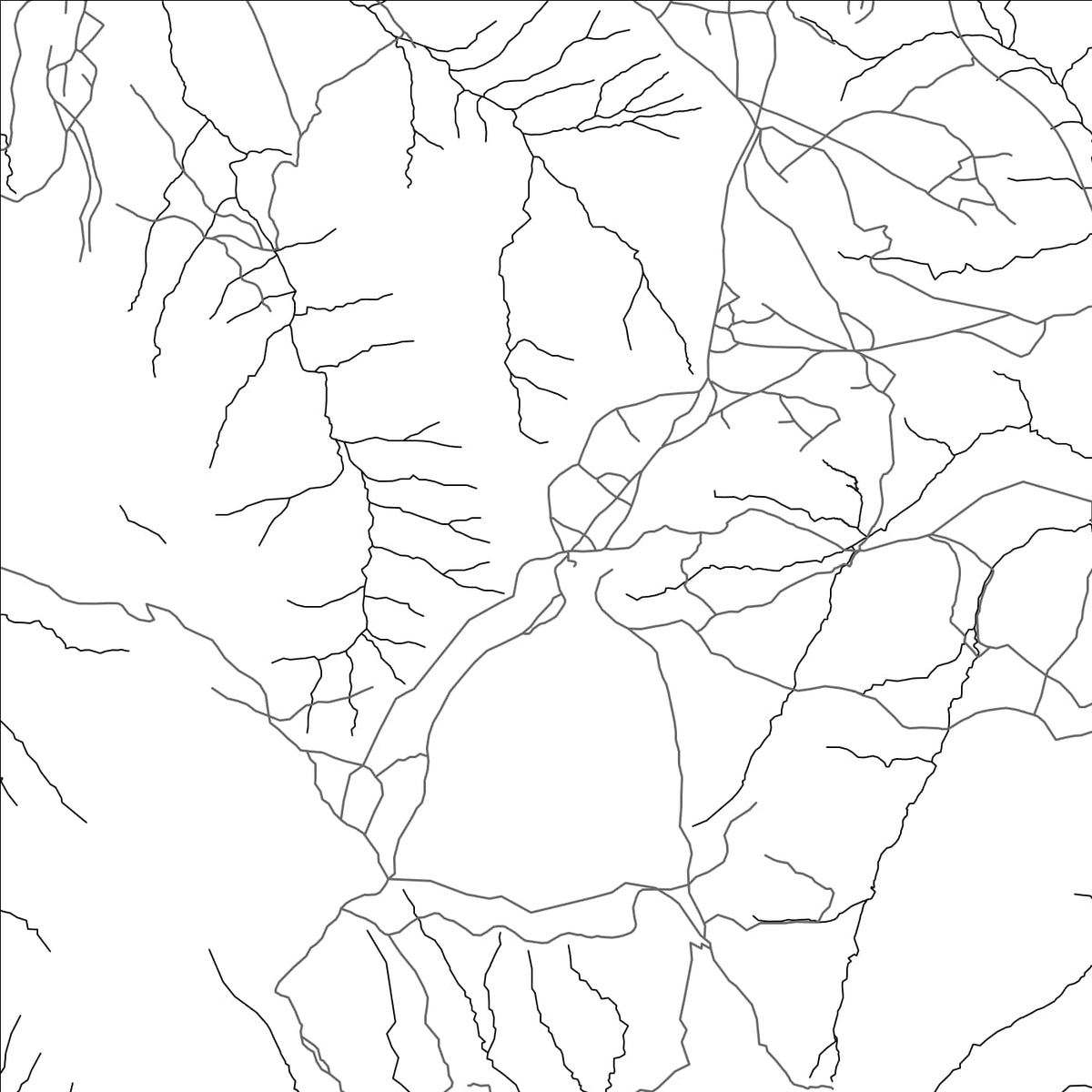 ROAD MAP OF PATRICK, LESOTHO BY MAPBAKES