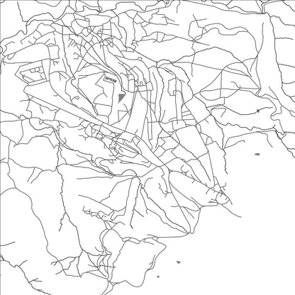 ROAD MAP OF QACHA’S NEK, LESOTHO BY MAPBAKES