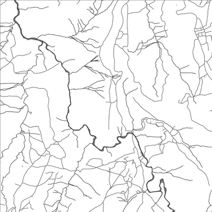 ROAD MAP OF RASEKILAS, LESOTHO BY MAPBAKES