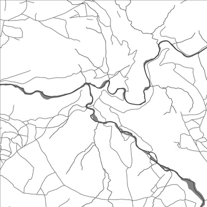 ROAD MAP OF SEETSAS, LESOTHO BY MAPBAKES