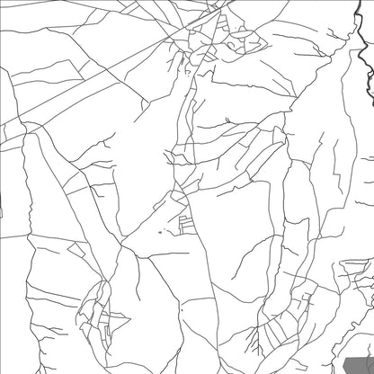 ROAD MAP OF TABOLA, LESOTHO BY MAPBAKES