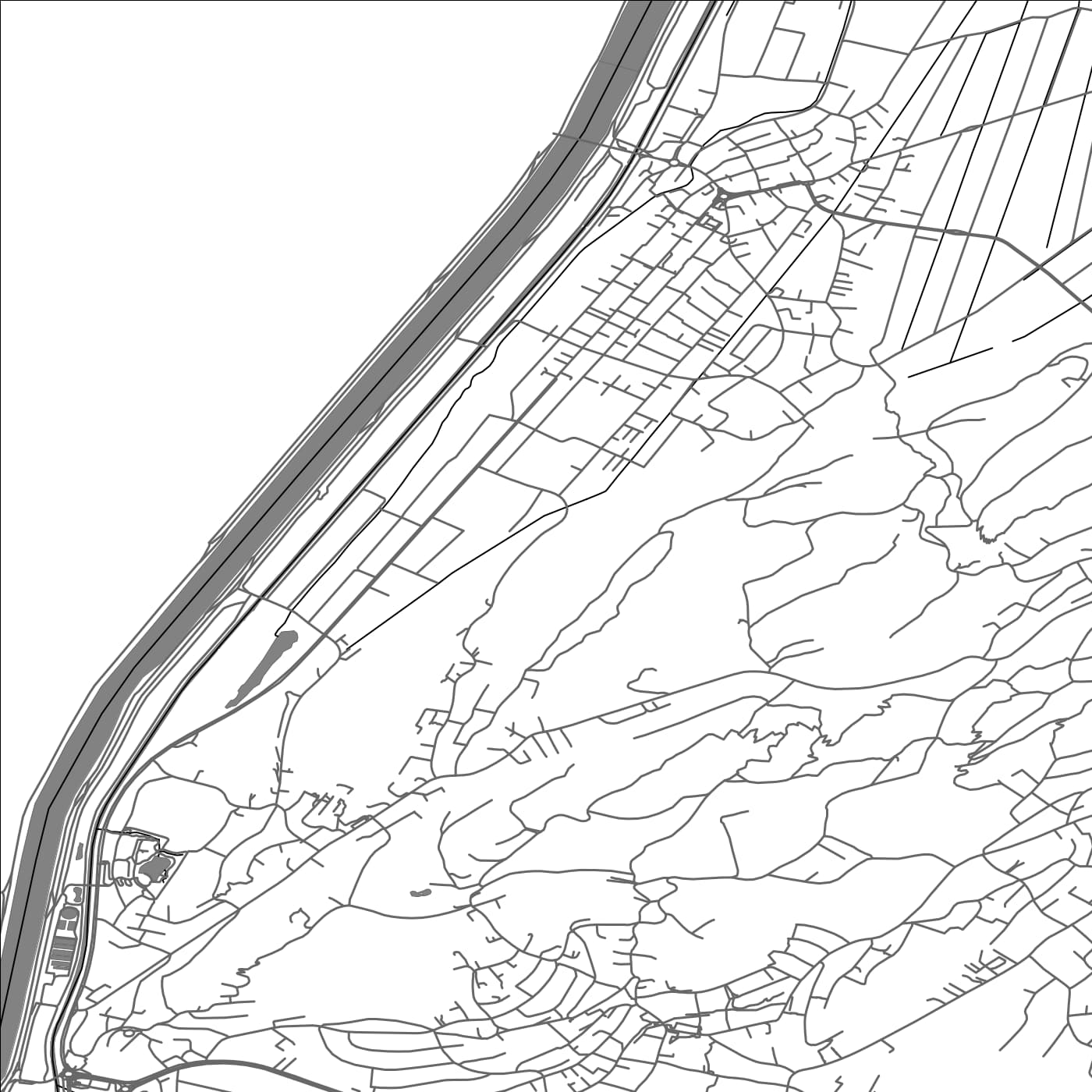 ROAD MAP OF BADÄL, LIECHTENSTEIN BY MAPBAKES