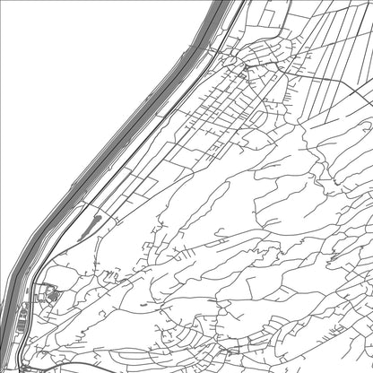 ROAD MAP OF BADÄL, LIECHTENSTEIN BY MAPBAKES