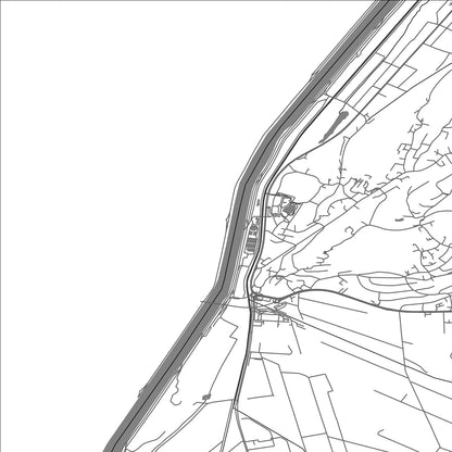 ROAD MAP OF BENDERN, LIECHTENSTEIN BY MAPBAKES