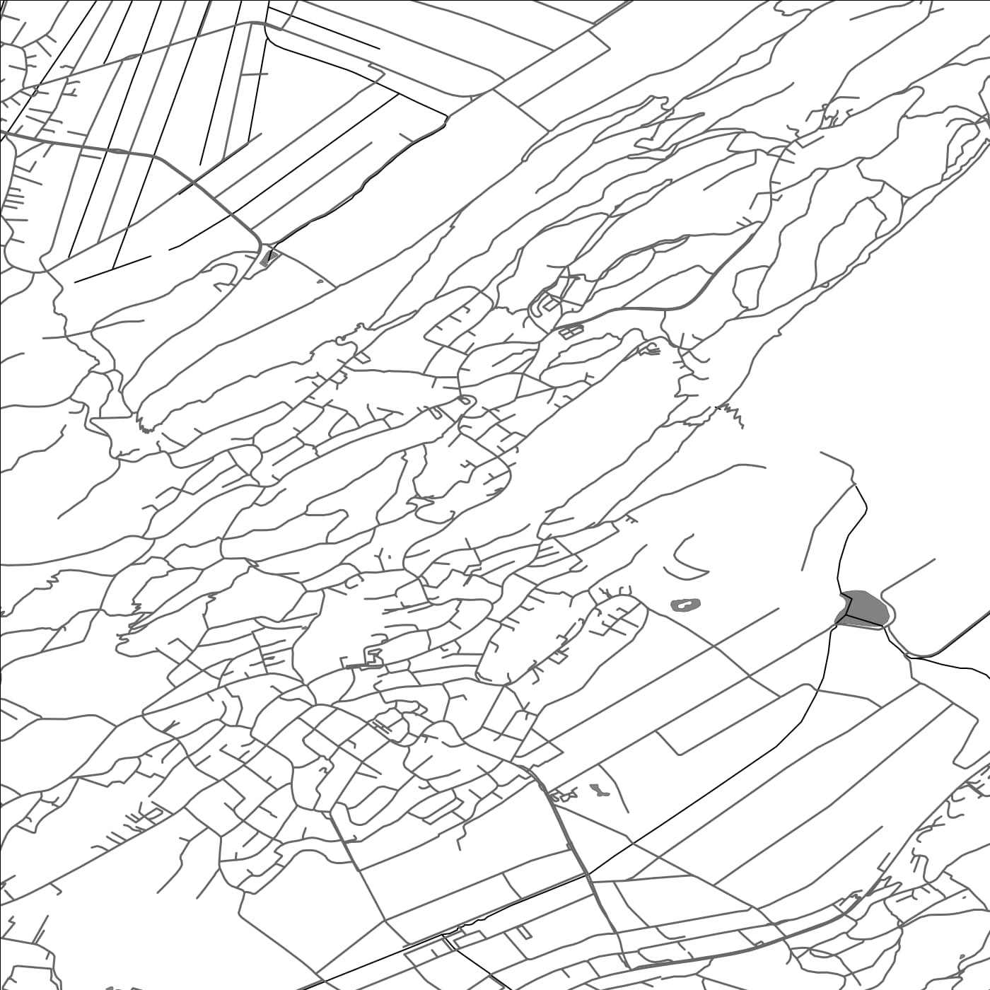 ROAD MAP OF BETSCHE, LIECHTENSTEIN BY MAPBAKES