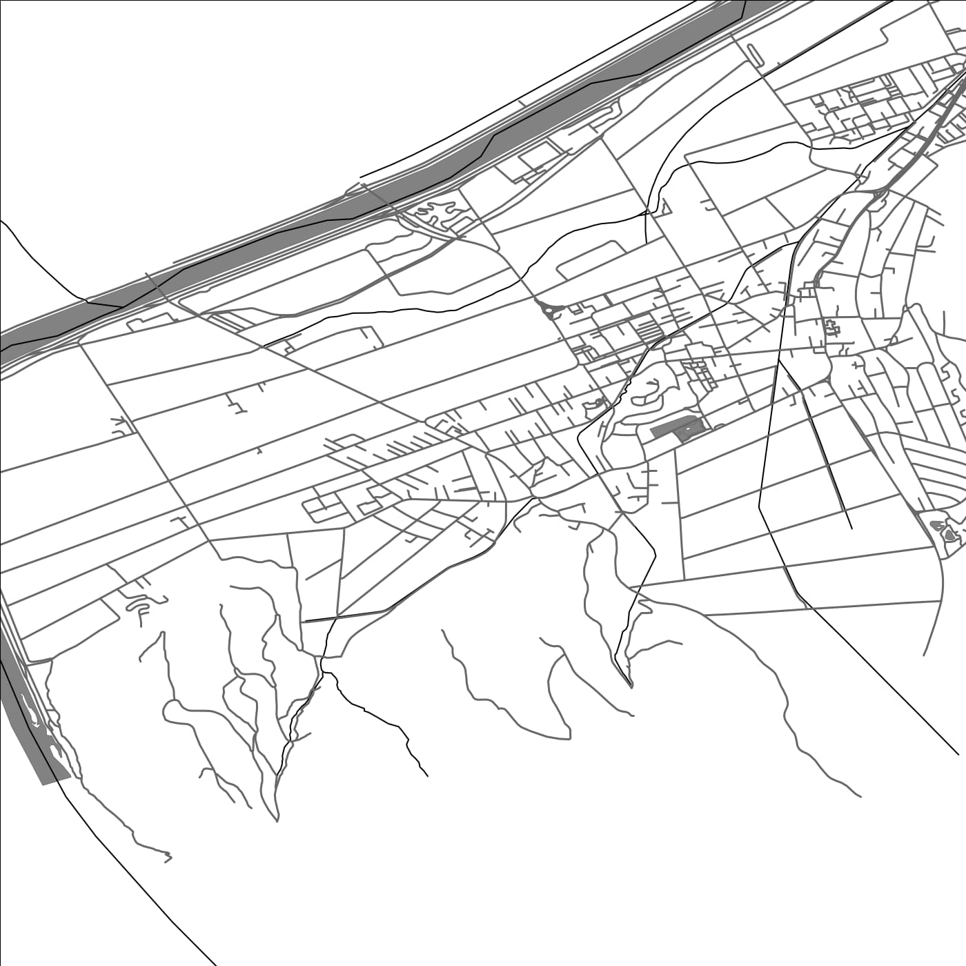 ROAD MAP OF MÄLS, LIECHTENSTEIN BY MAPBAKES