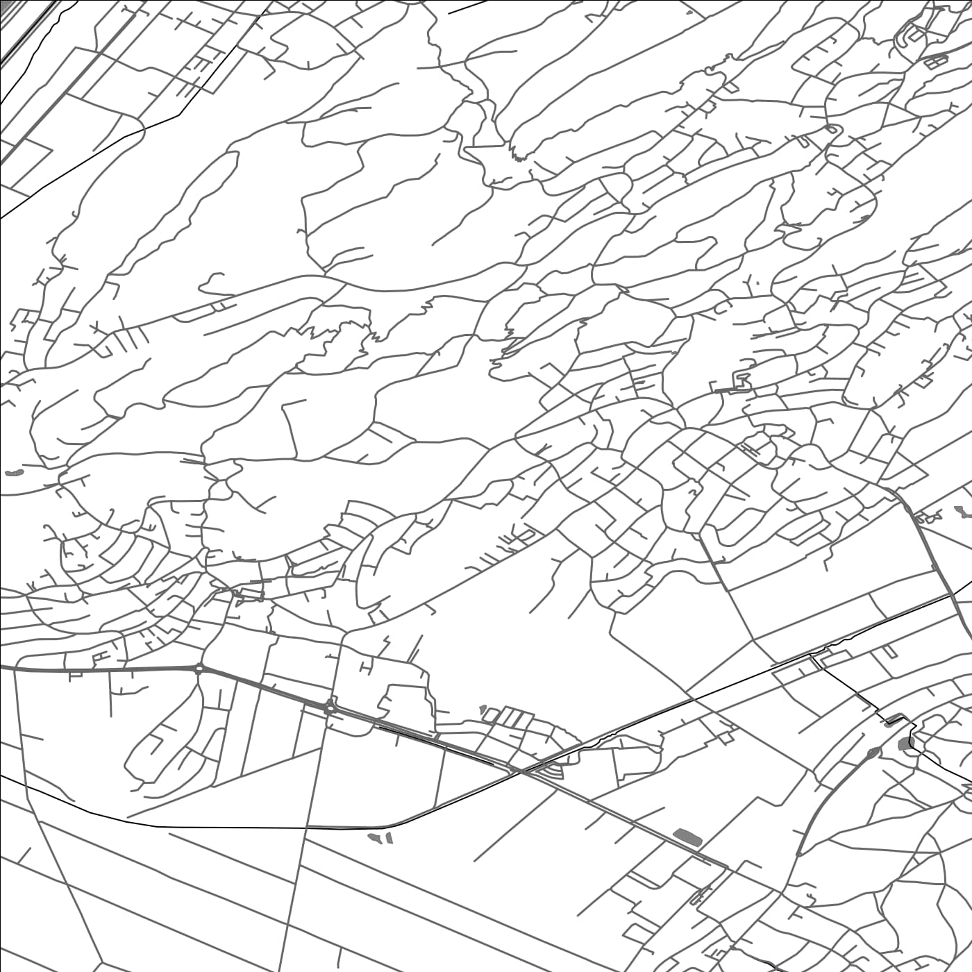 ROAD MAP OF MAUREN, LIECHTENSTEIN BY MAPBAKES