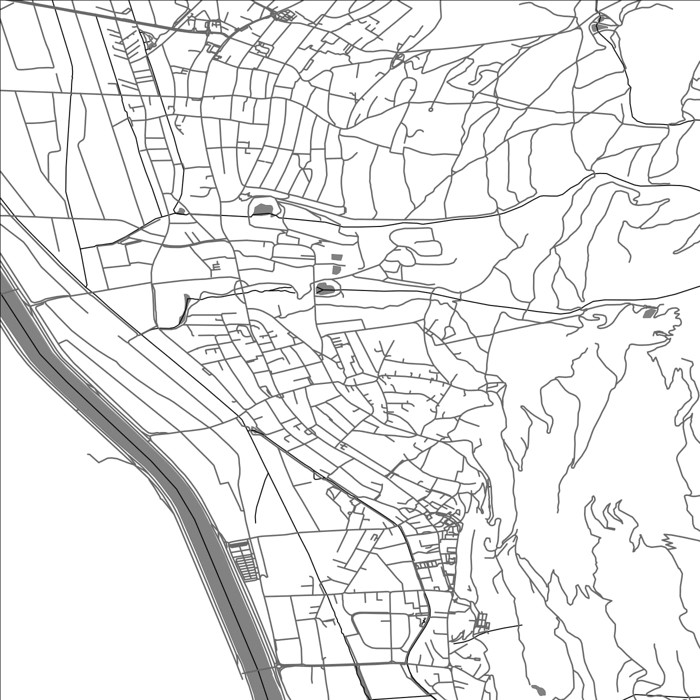 ROAD MAP OF MÖLIHOLZ, LIECHTENSTEIN BY MAPBAKES