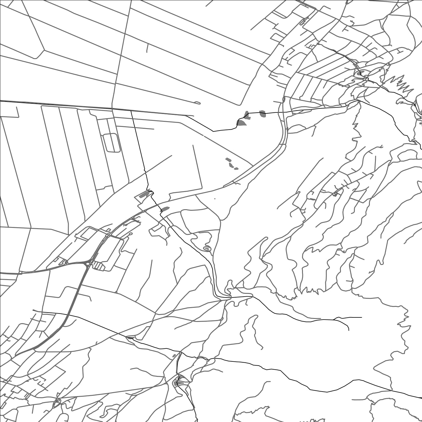 ROAD MAP OF PLANKEN, LIECHTENSTEIN BY MAPBAKES