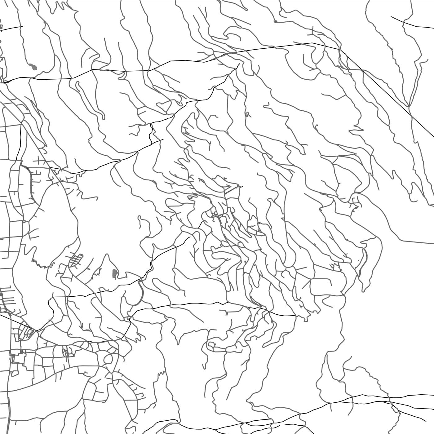 ROAD MAP OF TRIESENBERG, LIECHTENSTEIN BY MAPBAKES