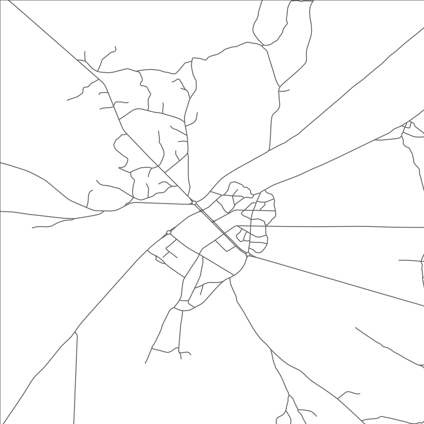 ROAD MAP OF 'TLAT BNI OUKIL, MOROCCO BY MAPBAKES