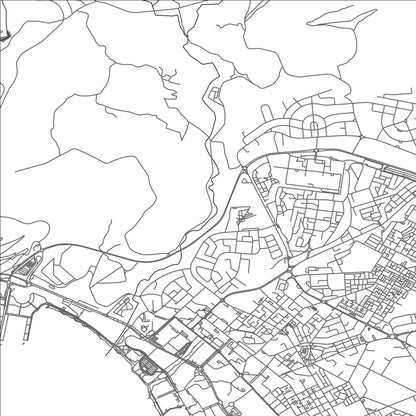 ROAD MAP OF AGADIR, MOROCCO BY MAPBAKES