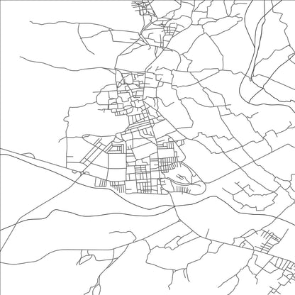 ROAD MAP OF AGDZ, MOROCCO BY MAPBAKES