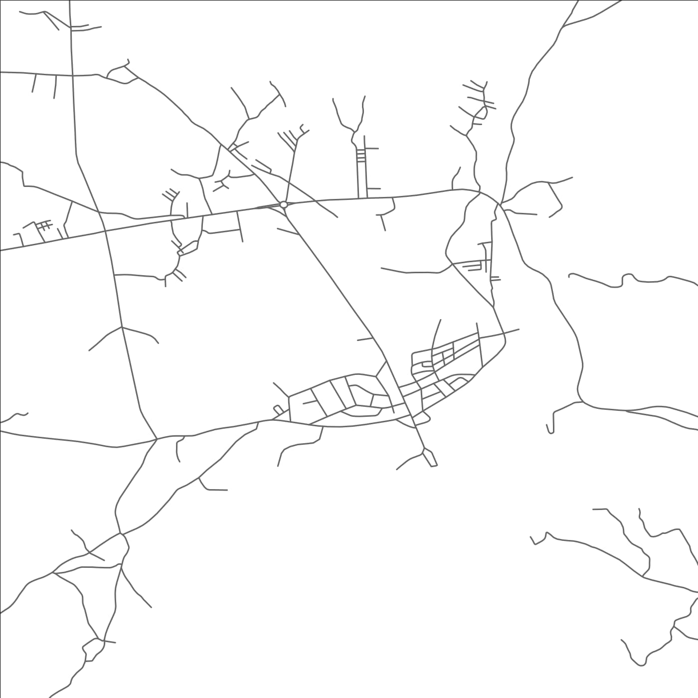 ROAD MAP OF AHERMOUMOU, MOROCCO BY MAPBAKES