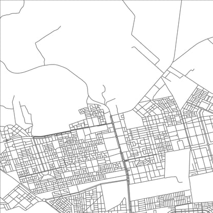 ROAD MAP OF AIN EL AOUDA, MOROCCO BY MAPBAKES