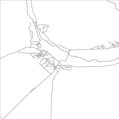 ROAD MAP OF AIT HANI, MOROCCO BY MAPBAKES