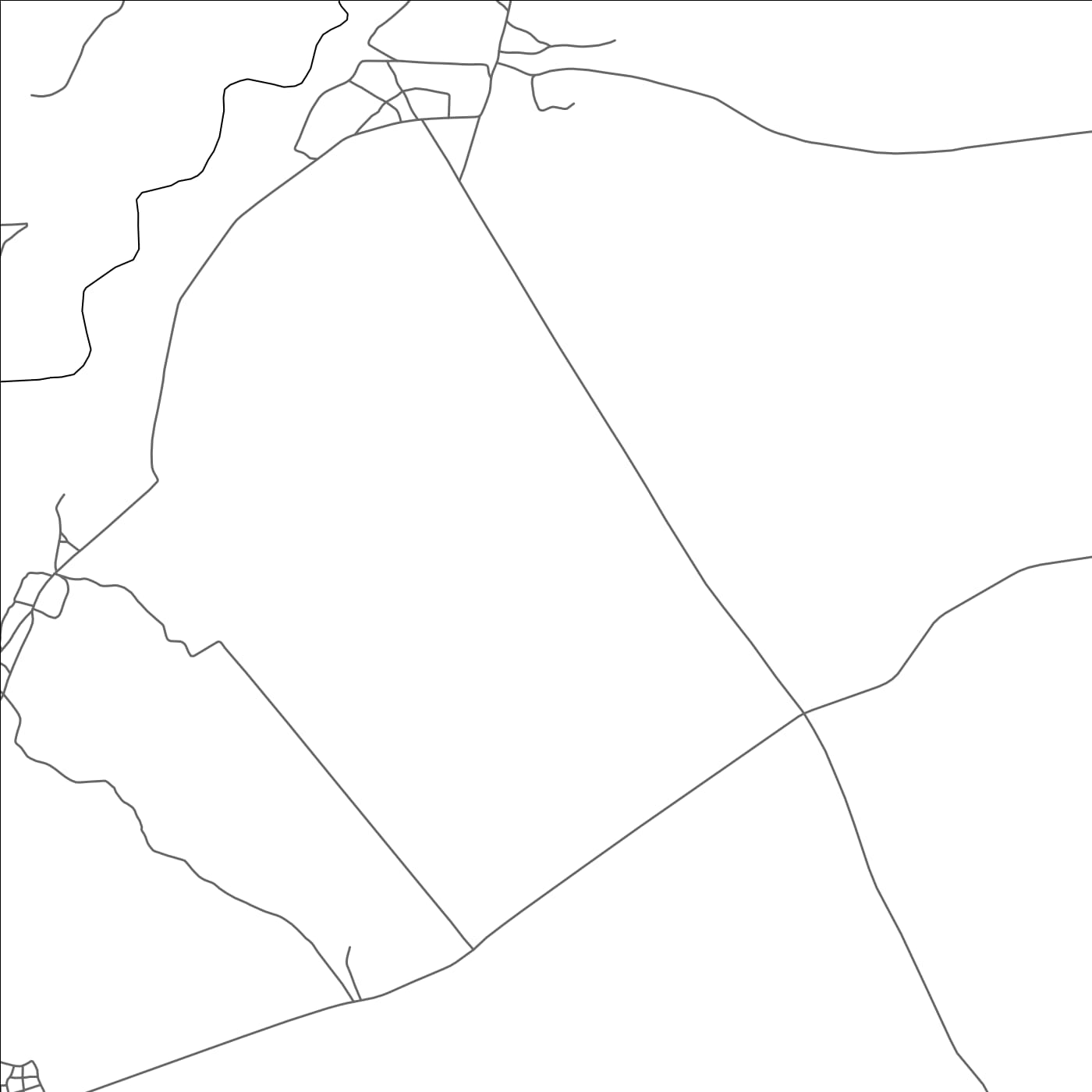 ROAD MAP OF AIT I'YACH, MOROCCO BY MAPBAKES