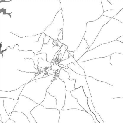 ROAD MAP OF AIT OUAOUMANA, MOROCCO BY MAPBAKES