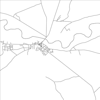 ROAD MAP OF AL M'AZIZ, MOROCCO BY MAPBAKES
