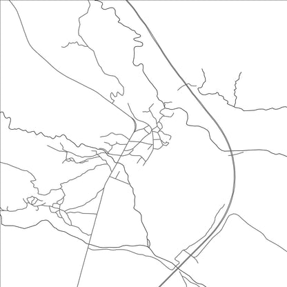 ROAD MAP OF AMESKROUD, MOROCCO BY MAPBAKES