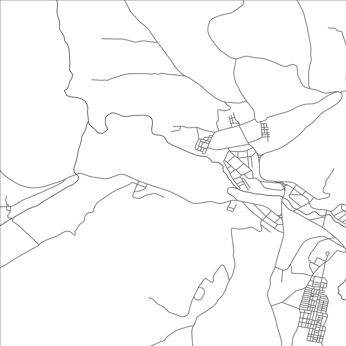 ROAD MAP OF AR ROMMANI, MOROCCO BY MAPBAKES