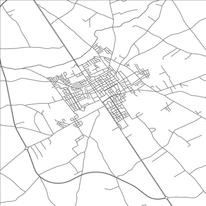 ROAD MAP OF BNI DRAR, MOROCCO BY MAPBAKES