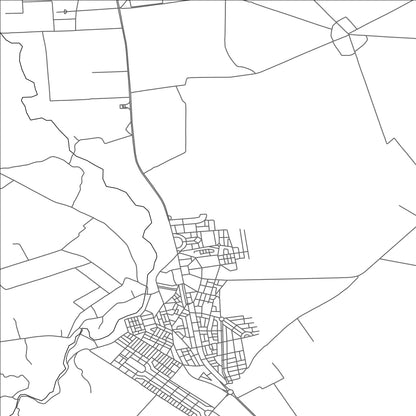 ROAD MAP OF BOU FEKRANE, MOROCCO BY MAPBAKES