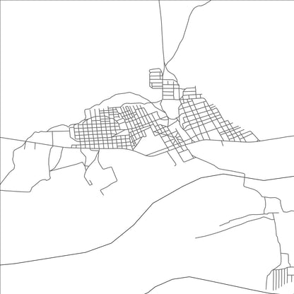 ROAD MAP OF BOUDENIB, MOROCCO BY MAPBAKES