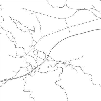 ROAD MAP OF BOUHLOU, MOROCCO BY MAPBAKES