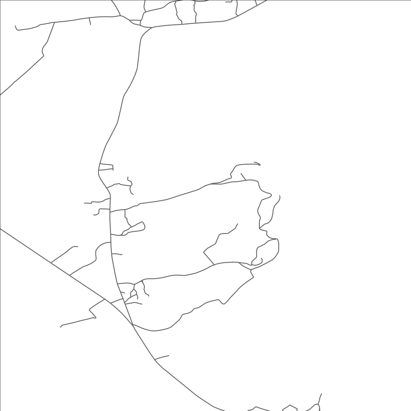 ROAD MAP OF CHOUAFAA, MOROCCO BY MAPBAKES