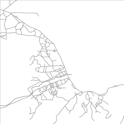 ROAD MAP OF DOUAR AZLA, MOROCCO BY MAPBAKES