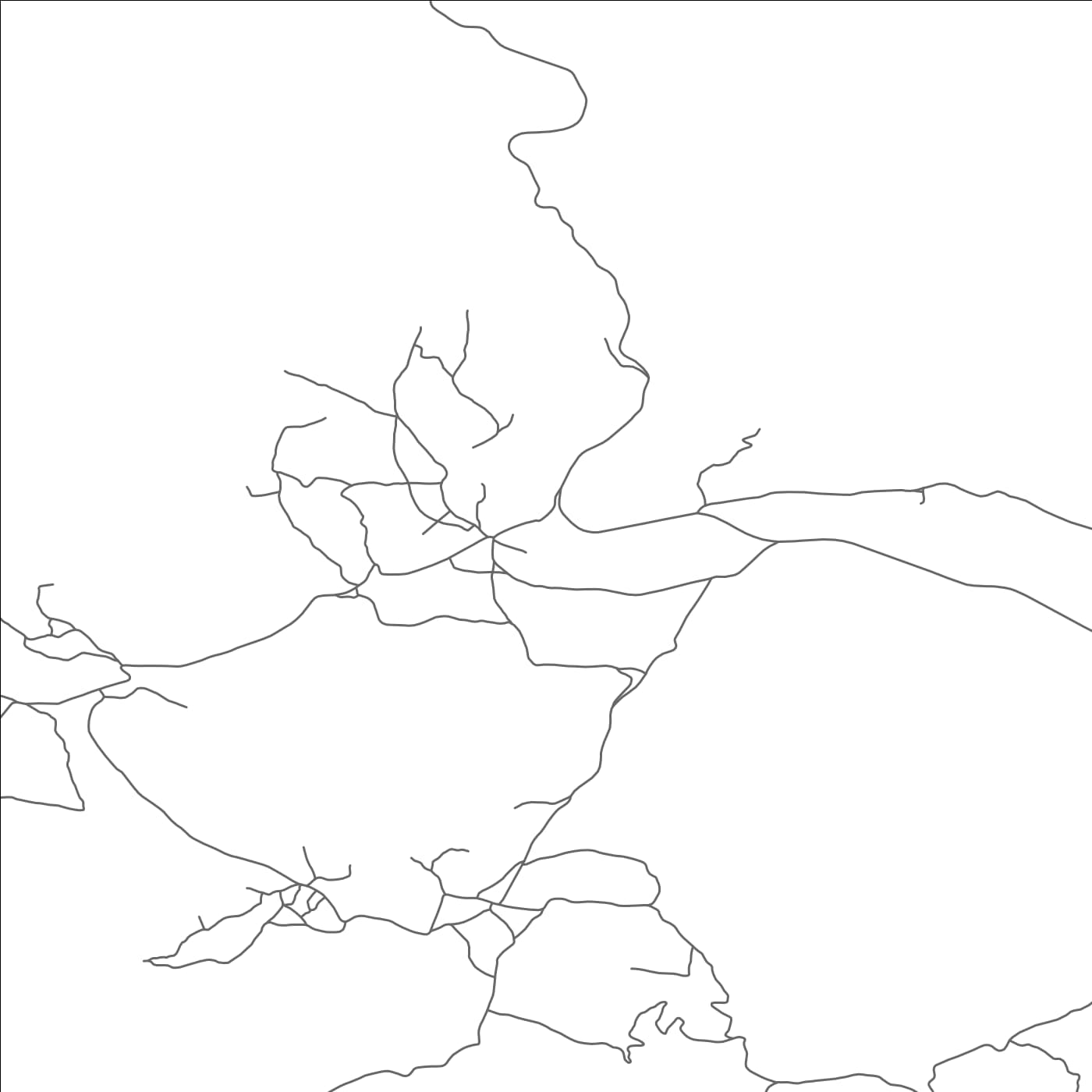 ROAD MAP OF DOUAR BOUCHFAA, MOROCCO BY MAPBAKES