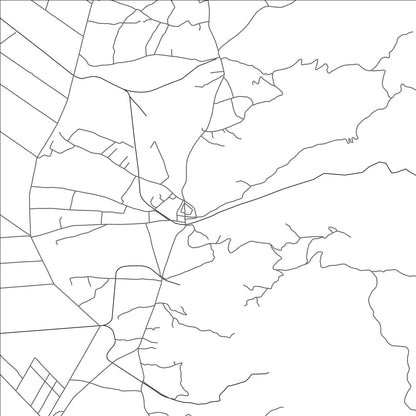 ROAD MAP OF DOUAR TROUGOUT, MOROCCO BY MAPBAKES