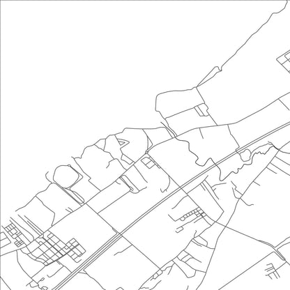 ROAD MAP OF EL MANSOURIA, MOROCCO BY MAPBAKES