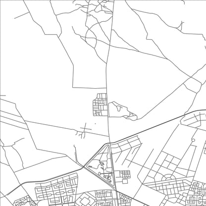 ROAD MAP OF EL MARMOUTA, MOROCCO BY MAPBAKES