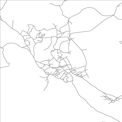 ROAD MAP OF EL MENZEL, MOROCCO BY MAPBAKES